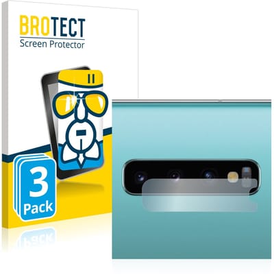Screenprotector 3 Stuks voor Samsung Galaxy S10 Plus (ALLEEN Camera Lens) Beschermglas transparant