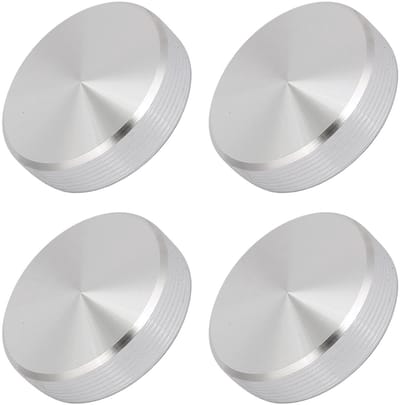 Dailygoods - Set van 4 Aluminium Tafeladapter Schijven voor Glazen Meubels