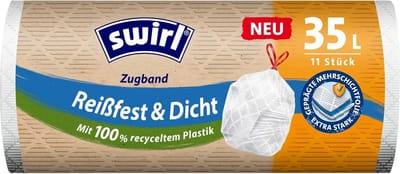 Vuilniszakken - Afvalzakken - Huishoudelijk Gebruik - Scheurvast en Dicht - 35 Liter - Wit