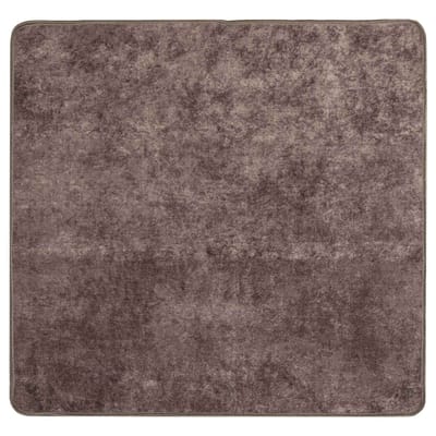 vidaXL - Tapijt - Runner - MARSA - Grijs - 100 - x - 100 - cm - Polyester - en - PVC
