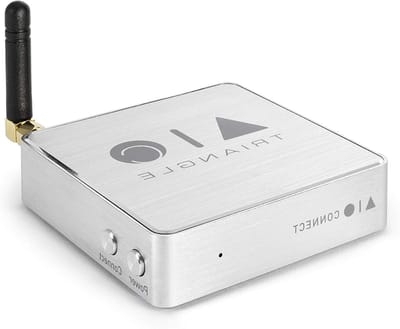 Netwerk Muziek Streamer - Multiroom Speler - Muziek Streamen - App Bediening - 8x8x2 cm - Wit