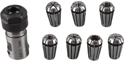 Dailygoody - ER11 Spantangen Set - 7 Stuks - Duurzaam en Betrouwbaar - 1-7mm - Voor Graveermachine - Hoogwaardige Kwaliteit - Perfect voor Draaiba...