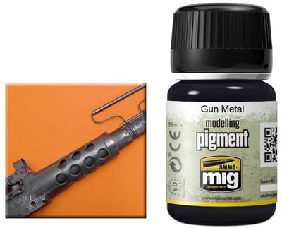 AMMO by Mig Jimenez Modelbouwdecoratie - MIG 3009 Gun Metal Effecten potje