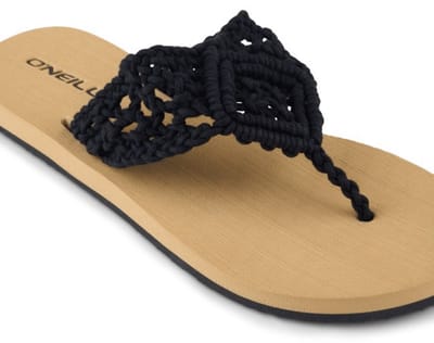 O'neill Ditsy Crochet Sandals Black Out | Zwart | Maat: 38