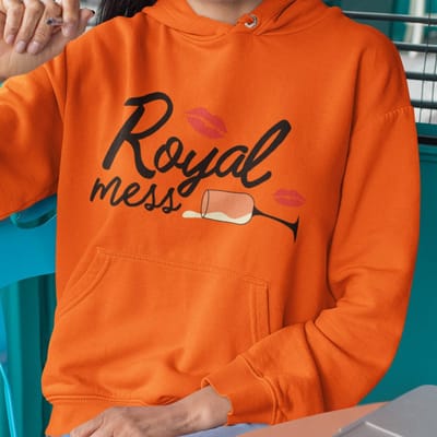 Oranje EK WK Koningsdag Hoodie Royal Mess XS
