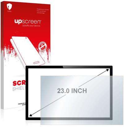 upscreen - Screenprotector voor Touch-Panel PC's mit 23 inch Schermen [495 mm x 310 mm, 16:10] - Folie Beschermfolie transparant