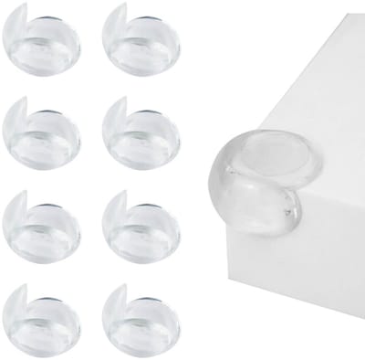 Dailygoods- Tafelhoekbeschermmat Transparant - Siliconen