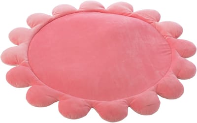 J-Line speelmat Bloem - polyester - roze