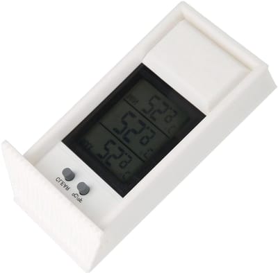 Digitale Thermometer - Binnen Buiten - Temperatuur Meten - Breed Bereik - 15 cm - Wit