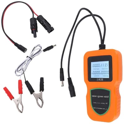 Vermogensmeter LCD - Stroommonitor Multimeter - Energiebewaking Thuis - Zonder Batterijen - 500 Watt - Oranje