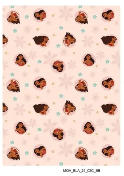 Disney Vaiana fleece plaid 110 x 150 cm - polyester