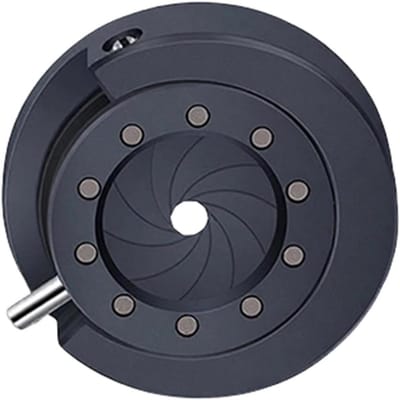 Adaptermodule Graveerapparaten - Verstelbaar Diafragma - Precisie Controle - Handmatig Mechanisme - 1-12mm Bereik - Metaal