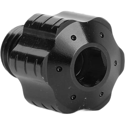 2 Stuks Motorfiets Achteruitkijkspiegel Gat Dop 10mm Omgekeerde Schroefdraad Aluminiumlegering Spiegelgat Schroeven zwart