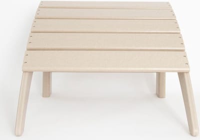 Sissy-Boy - Lichtbruine fanback chair voetenbankje