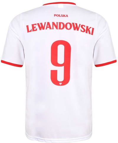 Polen Lewandowski Voetbalshirt - Voetbalshirts Kinderen - Jongens en Meisjes - Sportshirts - Volwassenen - Heren en Dames - Maat 140