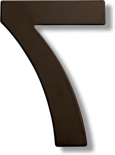 Huisnummer Roestvrij Staal - Adresbord Deurnummer - Huis Markeren - Gegalvaniseerd Oppervlak - 20 cm - Zwart
