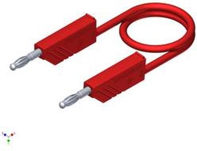 Hirschmann Test & Measurement CO MLN SIL 100/1 Meetsnoer Banaanstekker 4 mm Banaanstekker 4 mm 1.00 m Rood 1 stuk(s)