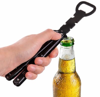 Vlinder Opener I Vlinderkam Opener I Bier Opener I Flesopener I Zwart