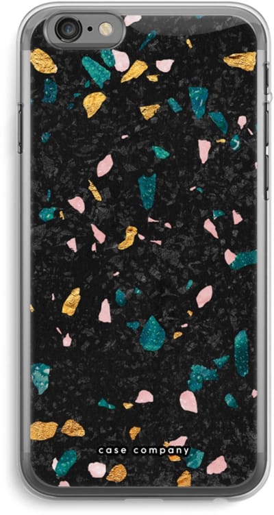 Case Company® - Hoesje geschikt voor iPhone 6 PLUS / 6S PLUS hoesje - Terrazzo N°10 - Soft Cover Telefoonhoesje - Bescherming aan alle Kanten en Schermrand