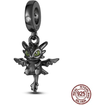 Plata Charms Of Ley 925 Original S'adapte au Bracelet de Mode Original Argent Sterling 925 Pendentif Femme Bijoux Vente Breloques Perles black
