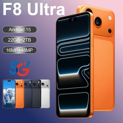 2026 HOT F8 Ultra Originele Android Mobiele Telefoons 7800mAh 7.3 HD 5G Dual SIM Mobiele Telefoons Wereldwijd 22GB+2TB Ontgrendelde Smartphone