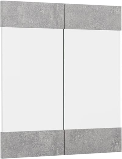 Vicco R-Line Keukenfront – 59.2 x 59 cm meubelfront voor de glazen hangkast Beton