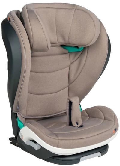 BeSafe iZi Flex Fix 2 i-Size - Stoelverhoger - Stoelverhoger auto - Kinderzitje auto - Zitverhoger - 100-150cm - Dark Sand SoftBreeze