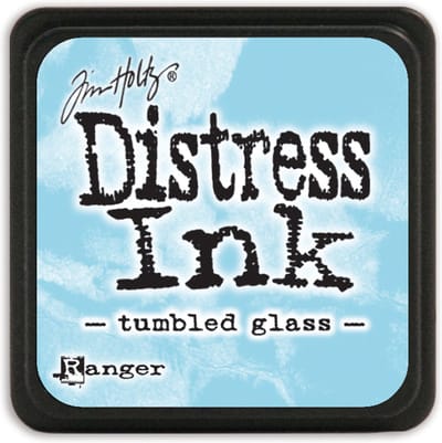 Tim Holtz - Ranger Distress Stempelkussen - Mini ink pad - Tumbled glass - TDP40248