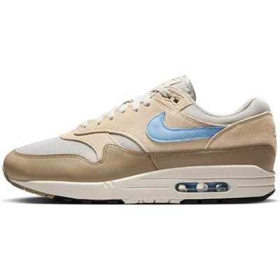 Nike Air Max 1 Essential Light Bone Psychic Blue Unisex Sneakers Crème Sanddrift Kaki FZ5808-009 47.5 beige