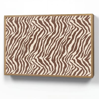 Wandlamp 100x70 cm - Oplaadbaar - Zebra - Patroon - Zwart - Wit - Wandlampen binnen woonkamer - Slaapkamer lamp - Decoratieve nachtlamp - Vloerlamp draadloos