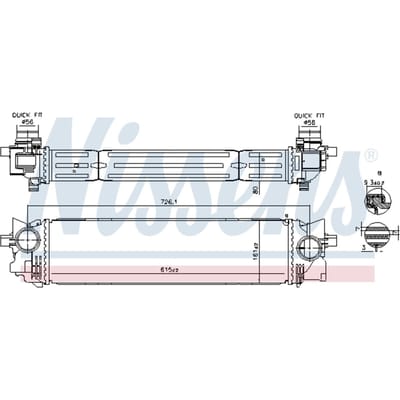 Intercooler NISSENS 961265