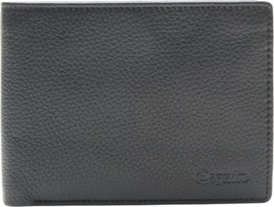 Esquire Leren Portemonnee Primavera Men Wallet Black Zwart