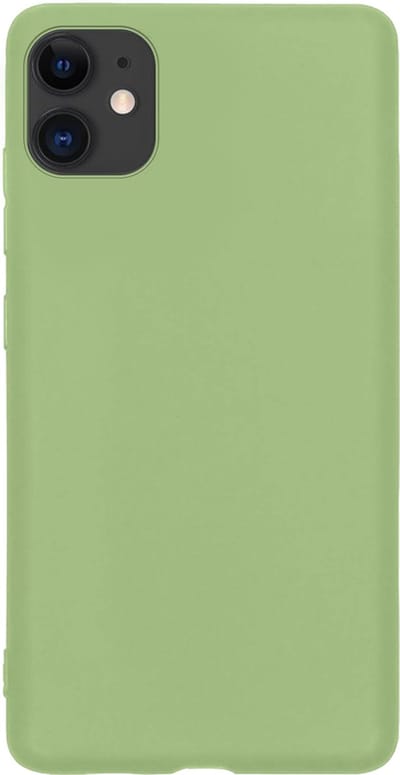 Hoes - Geschikt voor Apple iPhone 11 - Sterk & Shockproof - Hoesje Cover - Siliconen Case - Groen