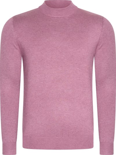 Mario Russo Turtle Neck - Trui Heren - Sweater Heren - Coltrui Heren - M - Oud Roze