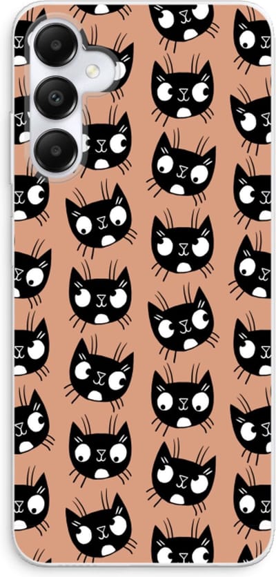 Case Company® - Hoesje geschikt voor Samsung Galaxy A05s hoesje - Kat - Soft Cover Telefoonhoesje - Bescherming aan alle Kanten en Schermrand