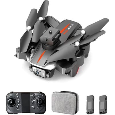 Drone met camera 1080P Dubbele camera Afstandsbediening Drone 5GWiFi Optische stroom Obstakel vermijden with optical flow-2 battery