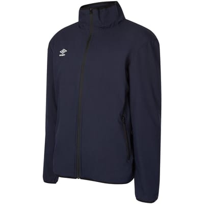 Umbro Heren Club Essential Bonded Jacket (Donker marine/wit)