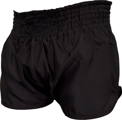 PunchR™ Muay Thai Shorts Plain Zwart - XS