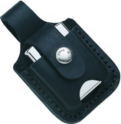 Lighter Pouche w/ Thumb Notch (Etui) - Black Loop