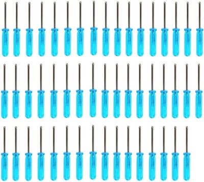 Mini Schroevendraaiers Set - Precisie Gereedschap - Elektronica Reparatie - Ergonomische Handgrepen - 50 Stuks - Zilver
