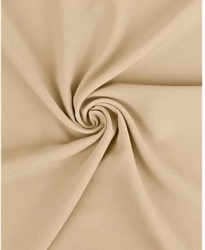 Texturé stof uni - Licht beige 52 - 1 meter