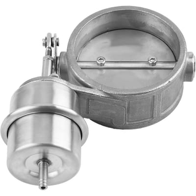 Auto Uitlaat Regelklep Boost Vacuüm Geactiveerde Uitlaat Cutout Dump 3 inch Gesloten Stijl gray