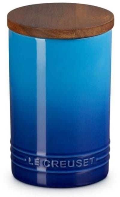 Le Creuset Signature Voorraadpot Met Houten Deksel 0,77 Liter Azure