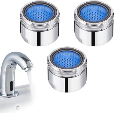 Set van 3 Water Hansips, M18 Jet Regulator en Water Tap Strainer voor Keuken en Badkamer, Efficiënte Waterbesparing en Filterfunctie