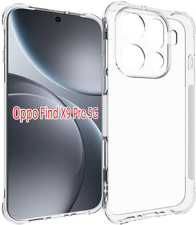 MobyDefend Hoesje - Geschikt voor Oppo Find X9 Pro - Transparante Shockproof TPU Backcover - Verstevigde Hoeken - Volledig Doorzichtig