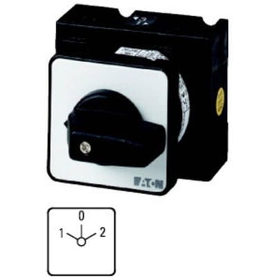 Eaton 018736 T3-3-15098/E Omschakelaar Voor frontbevestiging Knevel 1 x 45 ° 1 stuk(s) Piece
