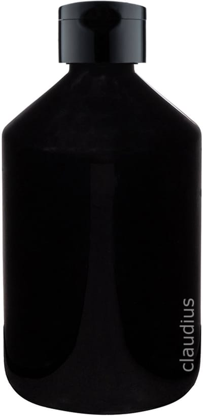 Lege Plastic Fles 500 ml zwart met Zwart klepdop - set van 10 stuks - navulbaar - leeg