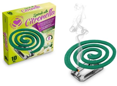 Citronella - spiraal - wierook - anti muggen - muggen wierook - doos 10 stuks