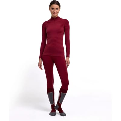 T-shirt met lange mouwen en rits voor dames Falke Maximum Warm