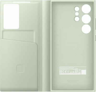 Samsung Smart View Wallet Case - Geschikt voor Samsung Galaxy S24 Ultra - Light Green